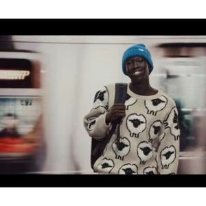 NWT Woolrich x Target Unisex Iconic Sheep Print Pullover Sweater S